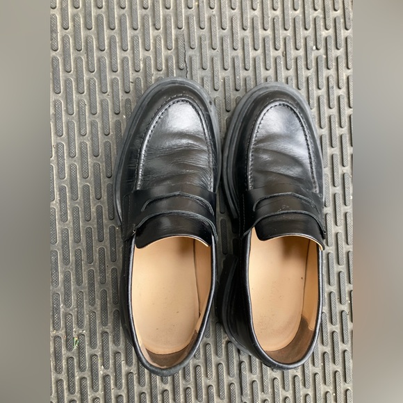 **SOLD** All Saints Lola leather loafers - Picture 7 of 12